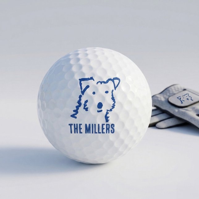 Personalised Fox Terrier Dog Golf Balls (Creator Uploaded)