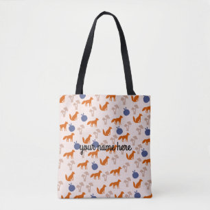 Personalised Fox Tote Bag