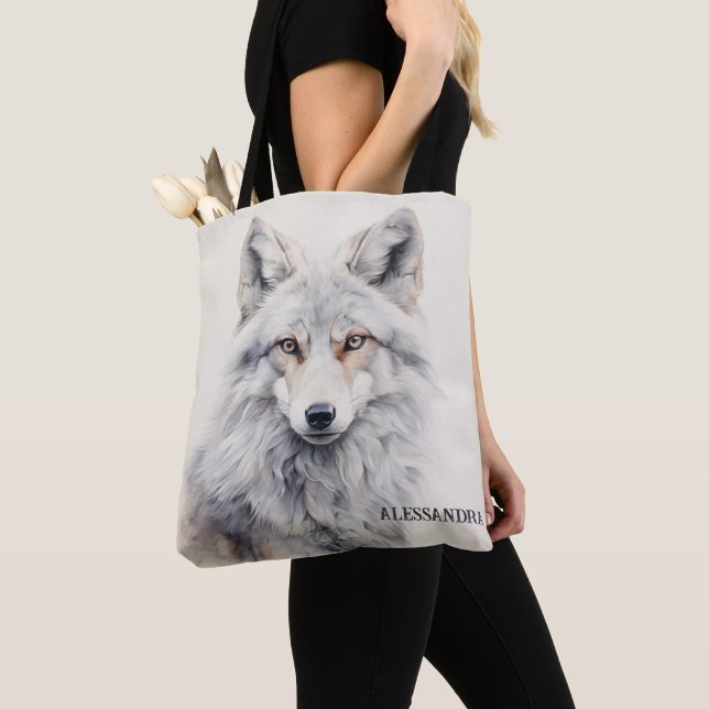 Personalised Fox Tote Bag | Nature-Inspired Gift (Close Up)