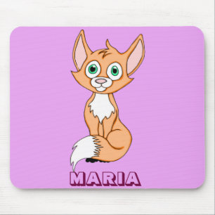 Personalised Foxy Roxy Mouse Mat