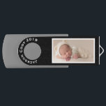 Personalised Framed Baby or Family Photo 2 Sided USB Flash Drive<br><div class="desc">Personalise and store your favourite and most precious newborn baby or family photos on this personalised double sided usb drive to save or share with the grandparents, family, or friends. Create them for each child, for each month or year of his or her life. Easy to personalise with your own...</div>
