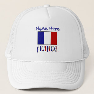 Personalised France Flag Heritage Trucker Hat