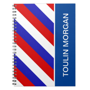 Personalised  France Flag Notebook