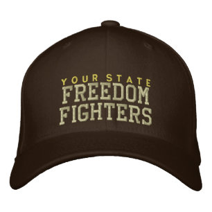 Personalised Freedom Fighters Embroidered Hat