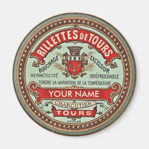 Personalised French Apothecary Label Magnet