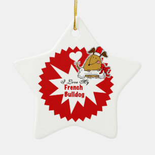 Personalised French+Bulldog Keepsake Ornament