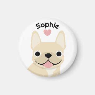 Personalised French Bulldog Magnet, Frenchie gift Magnet