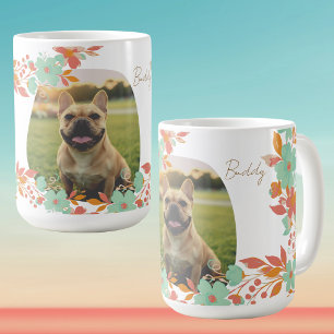 Personalised French Bulldog Photo & Name Frenchie Coffee Mug
