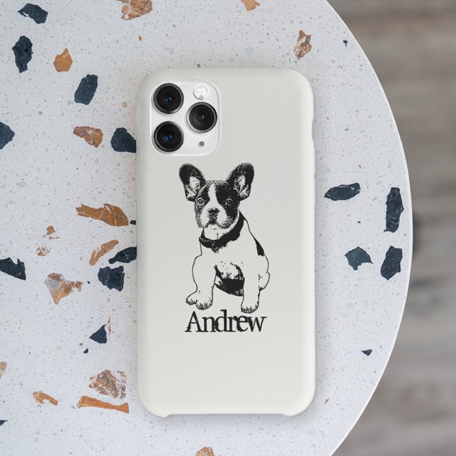 Personalised French Bulldog Puppy Pick Your Colour Case-Mate iPhone Case (Creator Uploaded)