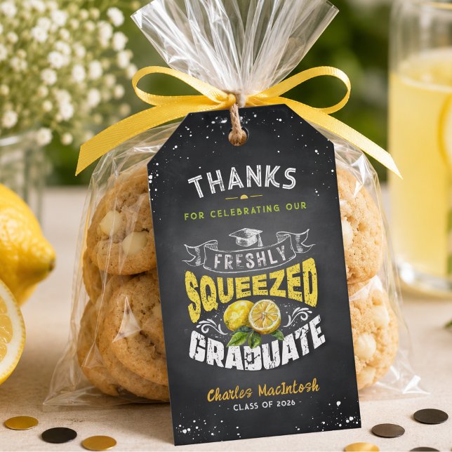 Personalised Freshly Squeezed Graduate Gift Tags (Creator Uploaded)