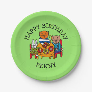 Personalised Friends Party Paper Plate