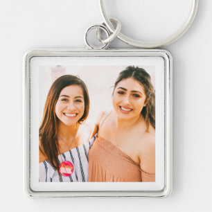 Personalised Friends Photo Key Ring