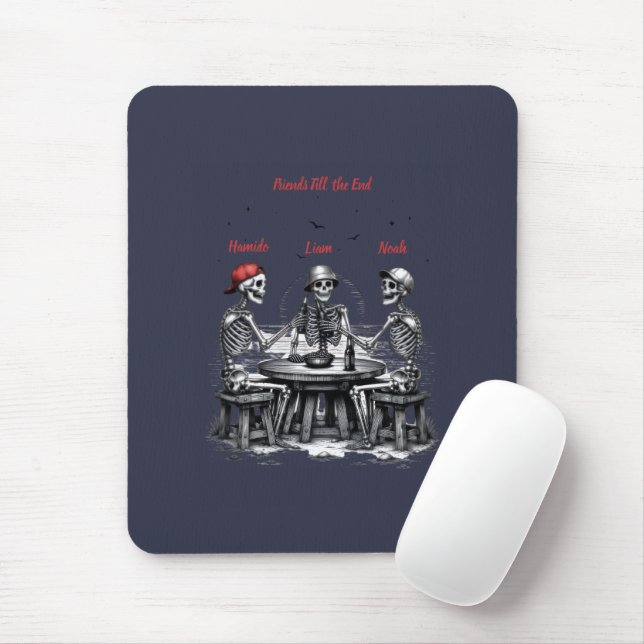 Personalised Friends Till the End Mouse Mat (With Mouse)