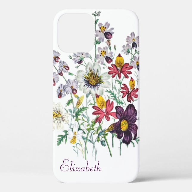 Personalised Fringeflowers/Velvet Trumpet Flowers Case-Mate iPhone Case (Back)