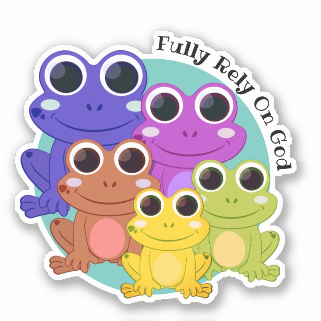 Personalised FROG Fully Rely On God Christian (Front)