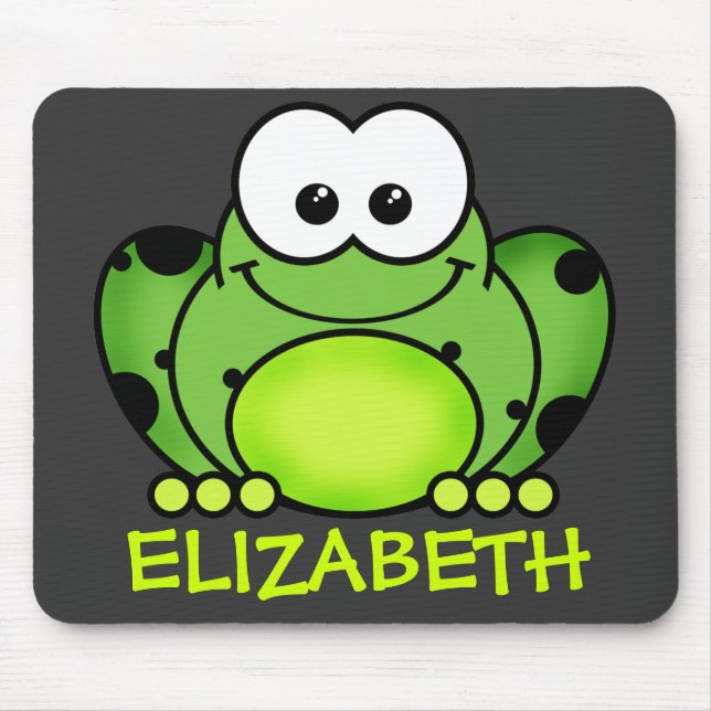 Personalised Frog Mousepad (Front)