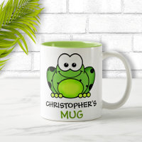 Personalised Frog Mug