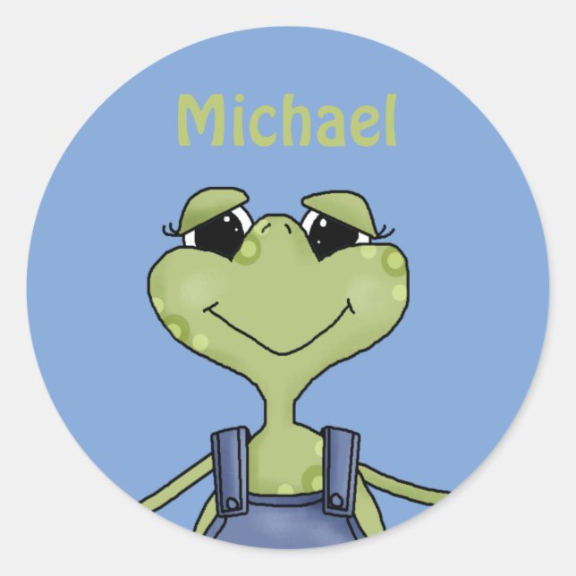 Personalised  Frog  stickers (Front)