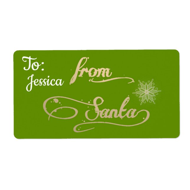 Personalised From Santa Christmas (Front)