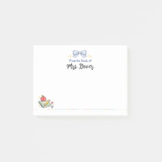 Personalised From the Desk of Teacher Sticky Notes