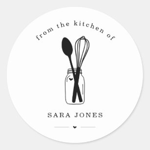 Personalised From the Kitchen of Sticker