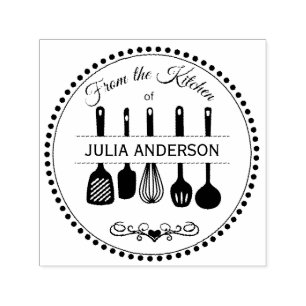 Personalised From the Kitchen Self-inking Stamp