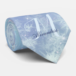Personalised Frozen Icicles Tie