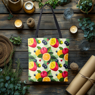 Personalised Fruit - Vibrant Healthy Lifestyle Tote Bag