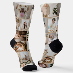 Personalised Fun 16  Photo Template Socks