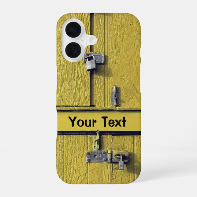 Personalised Fun Cool Unique Monogram Great Gift iPhone 16 Case (Back)