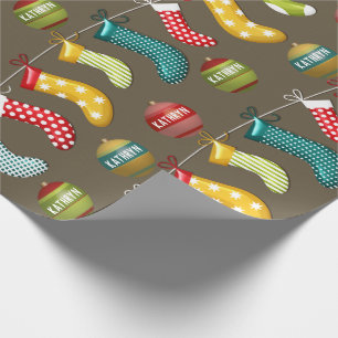 Personalised Fun & Festive Christmas Wrapping Paper