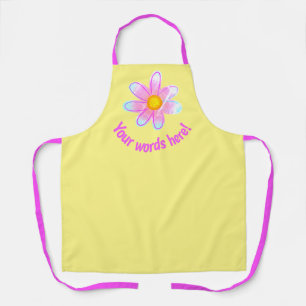 Personalised Fun Flower Apron