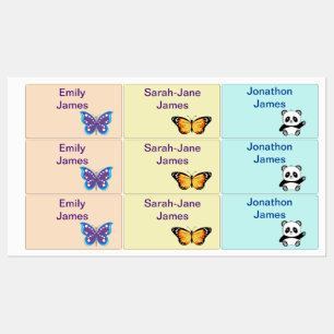 Personalised Fun Kids Label