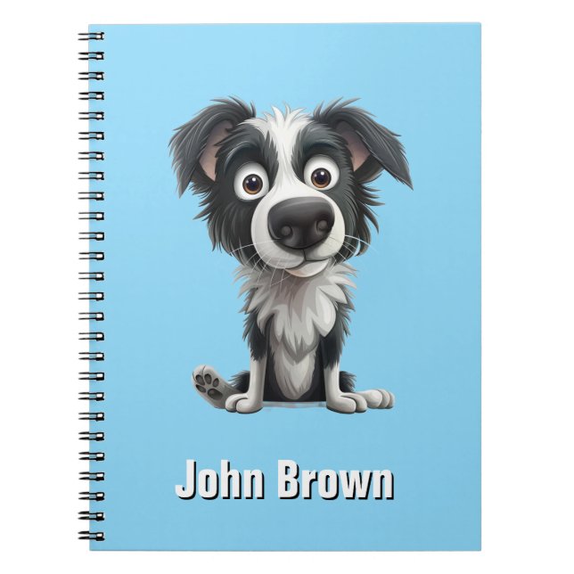 Personalised Fun Modern Kid’s Back‑to‑School Gift  Notebook (Front)