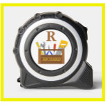 Personalised Fun Toolbox Monogram Name 1<br><div class="desc">What better to encourage and inspire that special dad in your life, then with this cool tape measure with a tool set and personalised with his name and monogram. Makes a great (and functional) gift for many occasions -- from Father's Day to Christmas to Birthdays -- and all in between....</div>