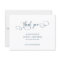 Personalised Funeral Bereavement Thank You Card