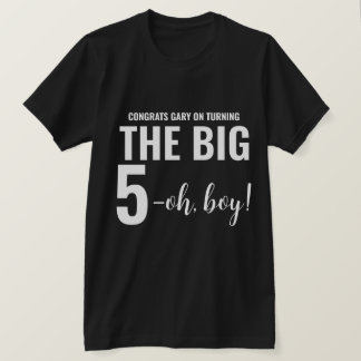 Personalised Funny 50th Milestone Birthday T-Shirt