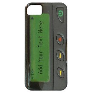 Personalised Funny 90s Old School Pager iPhone 5 Cover
