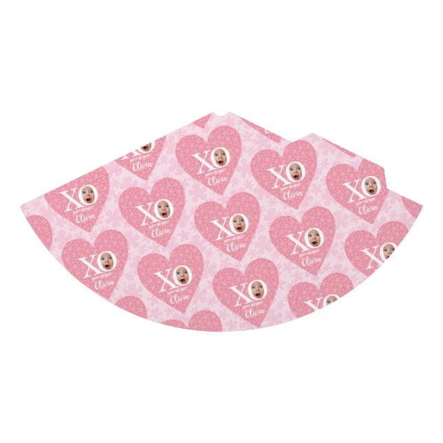 Personalised funny baby face birthday party hat (Front)