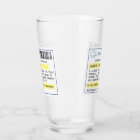 Personalised funny beer/cider prescription glass