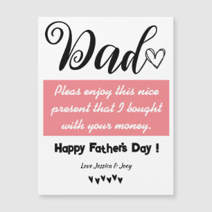 personalised funny best dad, happy father's day