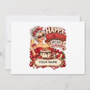 Personalised Funny Birthday Card for Women – Limit