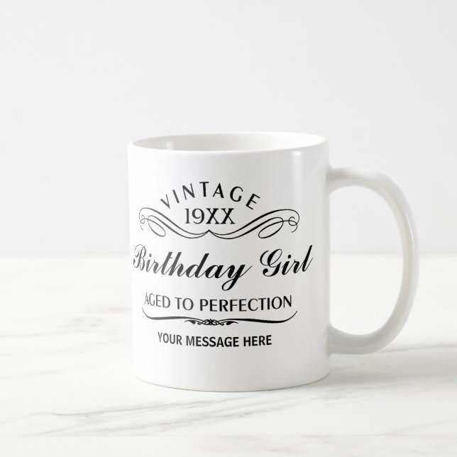 Personalised Funny Birthday Mug (Right)