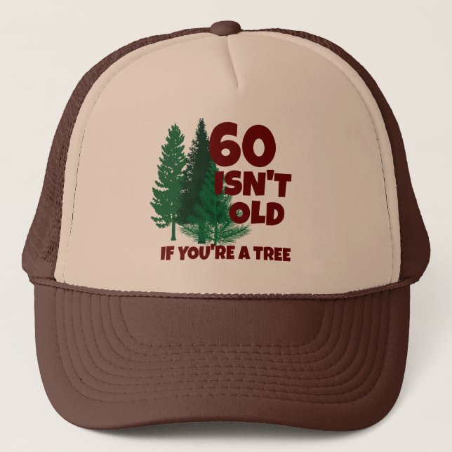 Personalised Funny Birthday Old Age Trucker Hat (Front)