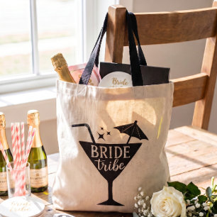 Personalised Funny Bride Tribe Bachelorette Tote Bag