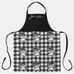 Personalised Funny Cat All-Over Print Apron