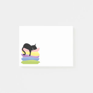 Personalised Funny Cat Cartoon Post-it Notes