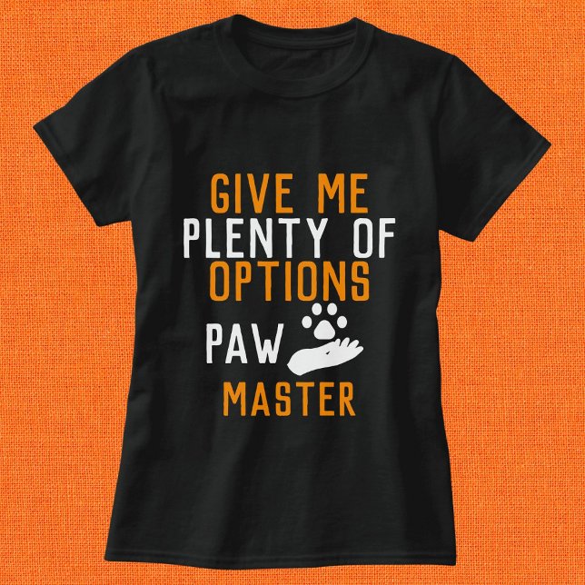 Personalised Funny Cat Pet Quote Cute Women Black T-Shirt (Creator Uploaded)