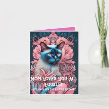 Personalised Funny Cat Photo Mother's Day