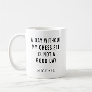 Personalised Funny Chess Player Gag Coffee Mug